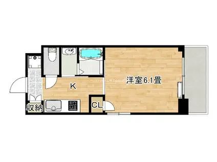 MAXIV大阪堺(1K/5階)の間取り写真