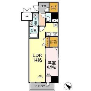 グランアビタシオンノリタケ(1LDK/6階)の間取り写真