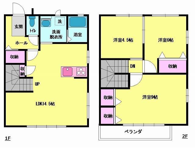 レトアテラス泉(3LDK/1階)の間取り写真