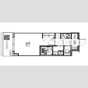 S-RESIDENCE難波大国町DEUX(1K/11階)の間取り写真