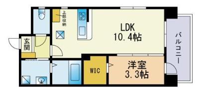 ライズ・Tビル(1LDK/5階)の間取り写真