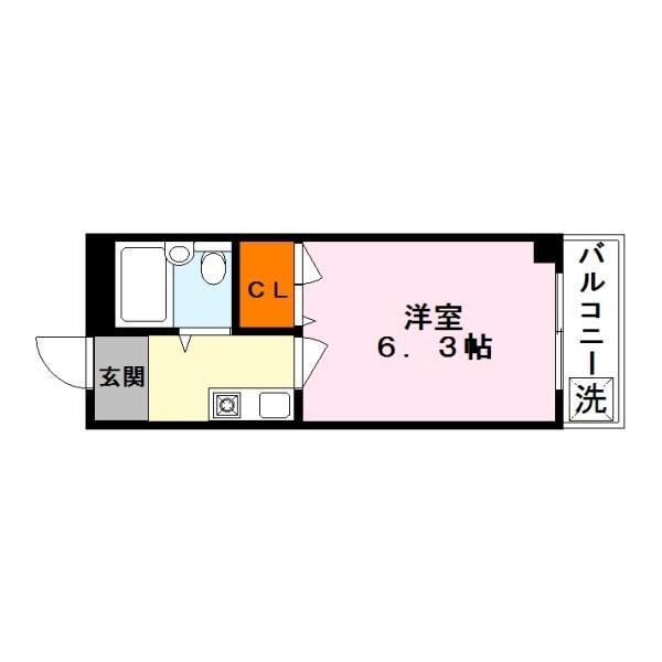 プチメゾン(1K/1階)の間取り写真
