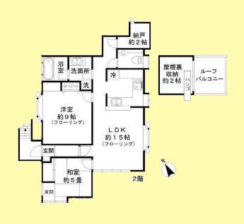 上池台5丁目(2SLDK/2階)の間取り写真