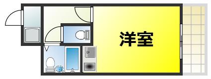 AXIS LIFE SAKURAGAWA(ワンルーム/5階)の間取り写真