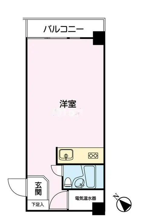 長者町ビジネスマンション 9階階 間取り