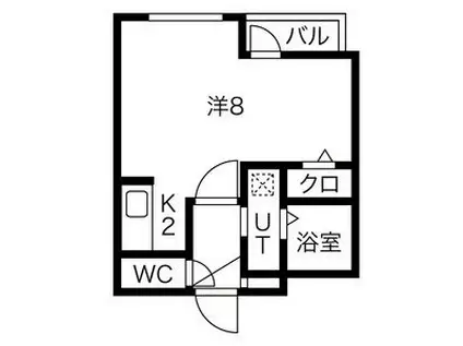 NORTE15(1K/5階)の間取り写真