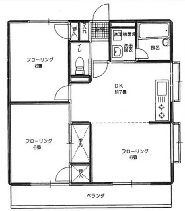 コーポ86 1階階 間取り