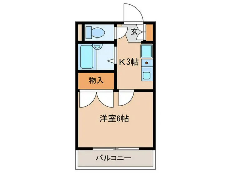 パークサイド根津 2階階 間取り