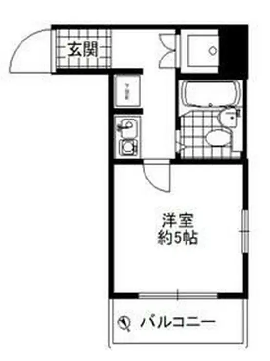 リベルテ梅屋敷 3階階 間取り