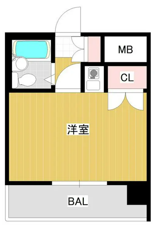ヴェラハイツ鶴見 3階階 間取り