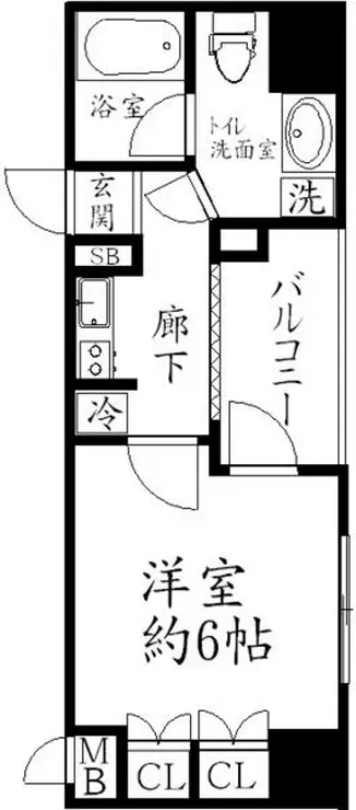 プラージュ月島 10階階 間取り