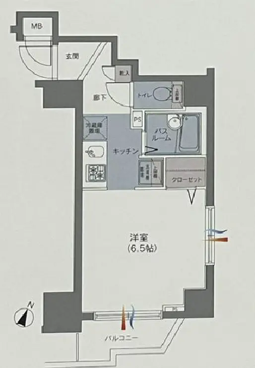 エルミタージュ横濱弘明寺 3階階 間取り