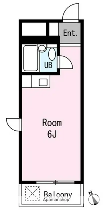 ランドール中山 4階階 間取り