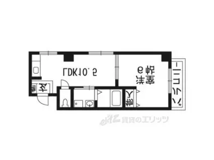 コスモ室町(2DK/4階)の間取り写真