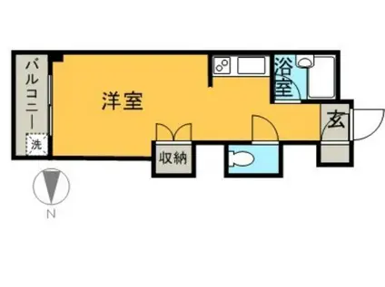 KATOIIマンション(1K/4階)の間取り写真