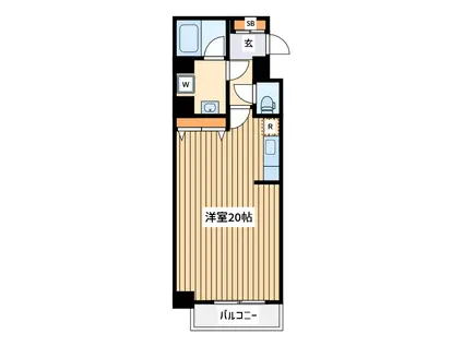 フローレンスアキシマ(ワンルーム/7階)の間取り写真