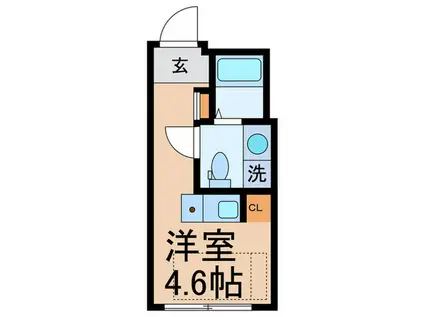 松原STATION FRONT(ワンルーム/4階)の間取り写真