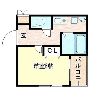 アイファースト緑橋(1K/5階)の間取り写真