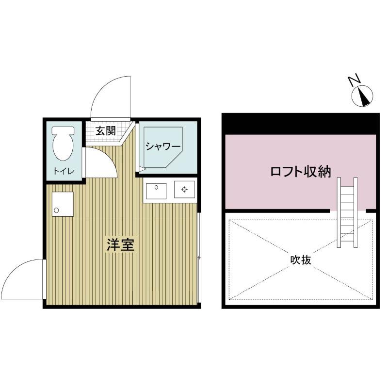 ソフィアシード(ワンルーム/1階)の間取り写真