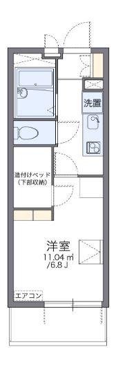 フレンディー太閤(1K/4階)の間取り写真
