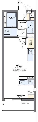 レオネクストフェリシテ天下茶屋(ワンルーム/4階)の間取り写真