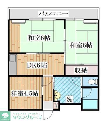 リリアスたまプラーザ(3DK/1階)の間取り写真