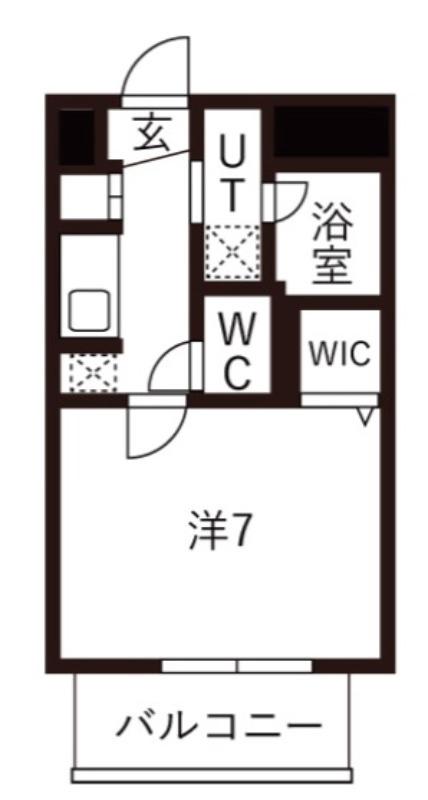 DELCCS SINAGAWA(1K/4階)の間取り写真
