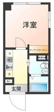 ALETTA大島(1K/5階)の間取り写真