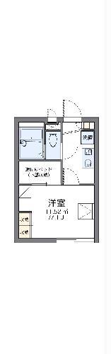 レオパレスSHINMEY(1K/2階)の間取り写真