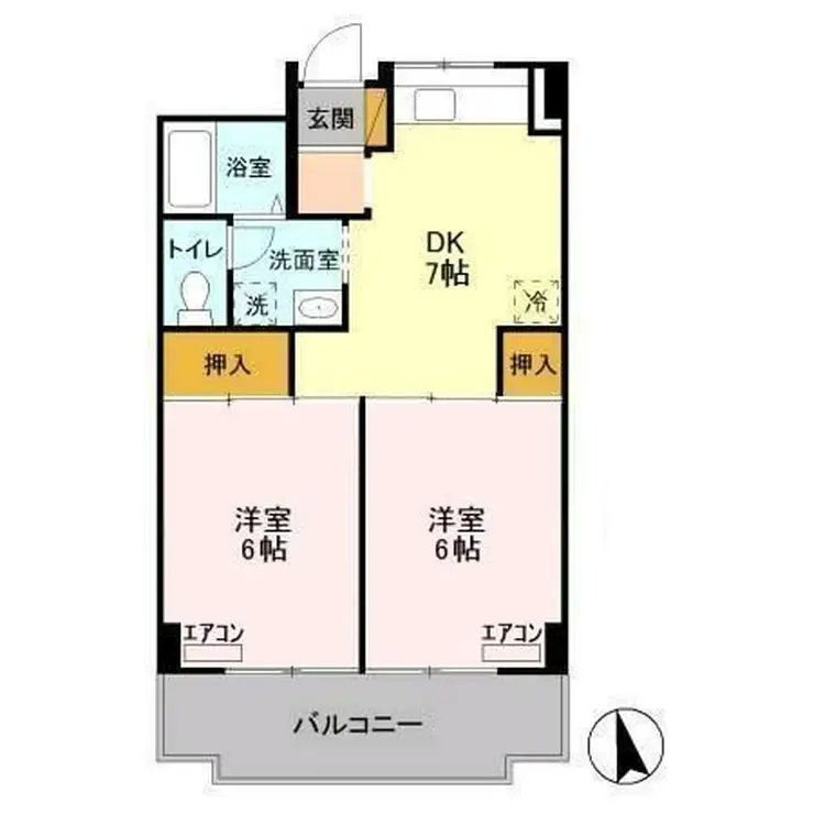 メゾンラフォーレ 3階階 間取り