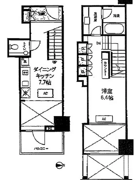 アクシア麻布 3階階 間取り