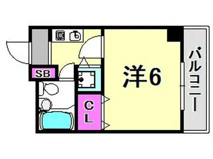 ふたばマンション(1K/2階)の間取り写真