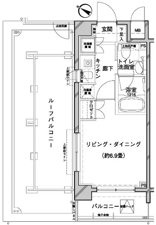 THEパームス田園調布 4階階 間取り