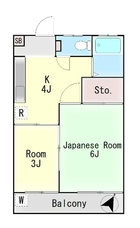 タカノハイツ 2階階 間取り