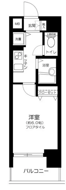 アヴァンツァーレ新宿ピアチェーレ 5階階 間取り