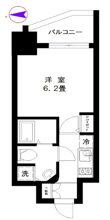 マリオン南青山 3階階 間取り