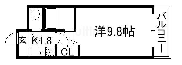雅パレス(1K/2階)の間取り写真