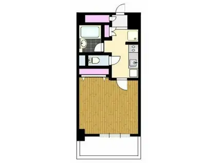 スカイコート押上壱番館(1K/6階)の間取り写真