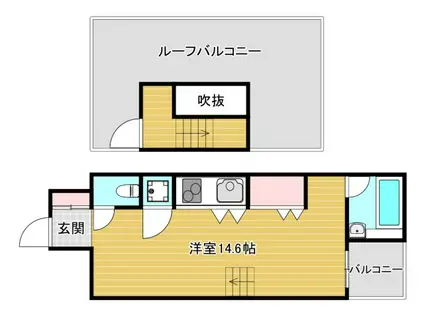 匠空KYOMACHIBORI(ワンルーム/10階)の間取り写真
