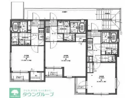 グットフラップ荻窪(1K/2階)の間取り写真