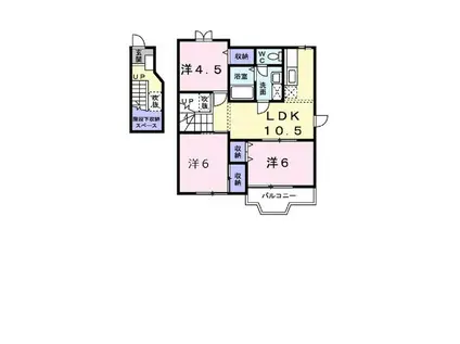 エポック(3LDK/2階)の間取り写真