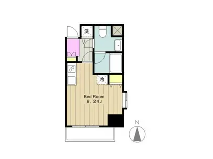 CONDE相模原(ワンルーム/7階)の間取り写真