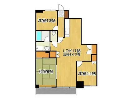 メゾン朝気(3LDK/2階)の間取り写真