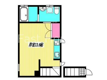 コペルト(ワンルーム/2階)の間取り写真