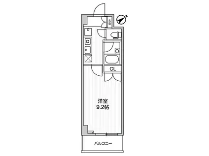 アパートメンツ練馬北町(1K/3階)の間取り写真