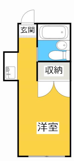 センチュリーコート(1K/1階)の間取り写真