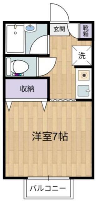 マツノキ30(1K/2階)の間取り写真