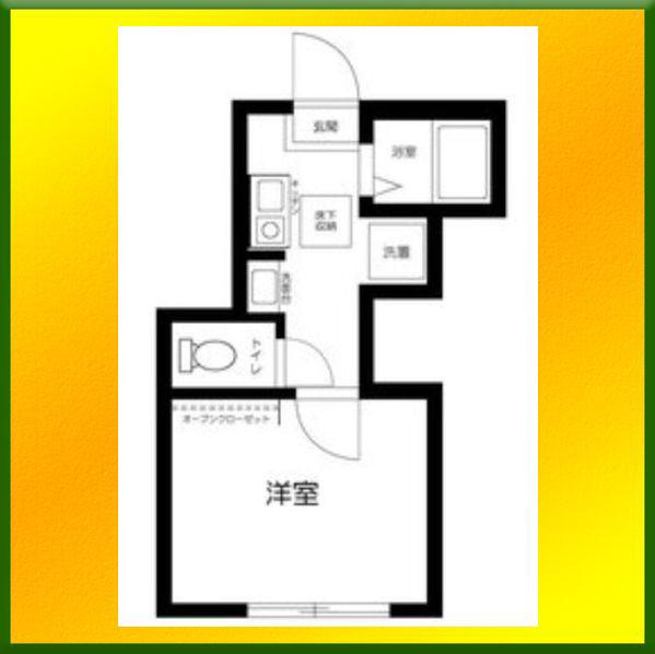 ピッコラシエナ(1K/1階)の間取り写真
