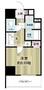 ARTIZA西長堀(1K/6階)の間取り写真