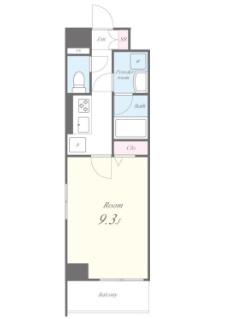 MAISON DE GRAND MARAIS(1K/4階)の間取り写真